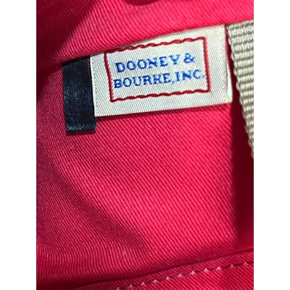 Dooney & Bourke Burgundy Two Tone Leather Zip Zip Satchel